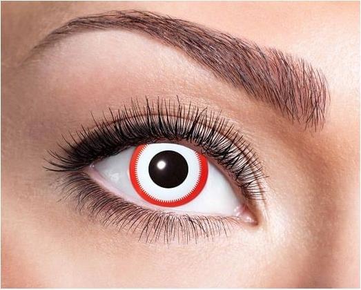 Actual product image Zoelibat Contact lenses Saw, 3 months (White, Red)