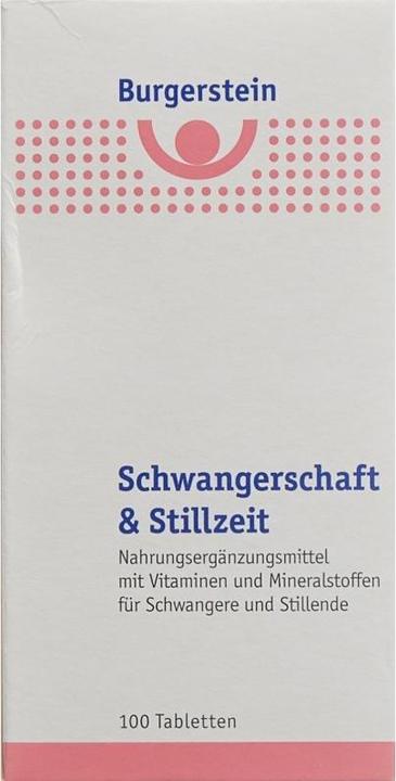 Produktbild Burgerstein Schwangerschaft und Stillzeit (100 Stück, Tabletten, 135 g)