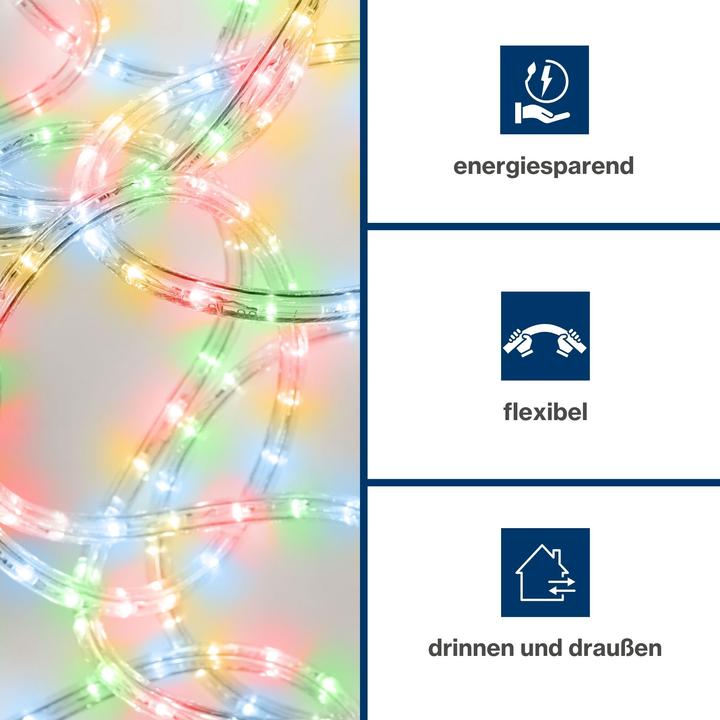 Actual product image Velleman Dual Channel LED Rope Light - Multicolour + Controller (20 m) (20 m)