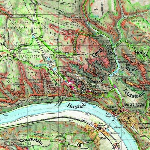 Produktbild Die Bastei 1 : 10 000