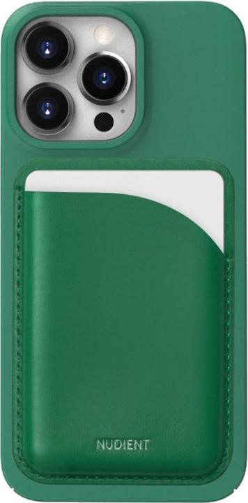 Produktbild Nudient Card Holder 2022 Leather Emerald Green