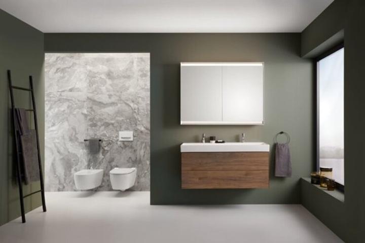 Immagine prodotto Geberit Armadio a specchio ONE con ComfortLight, 2 ante, montaggio a parete, 120x90x15cm, 505.815.00 (120 x 15 x 90 cm)