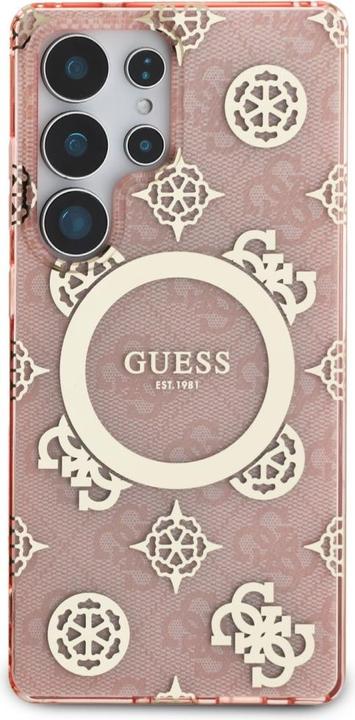 Actual product image Guess 4G Peony Pattern Case für Samsung Galaxy S25 Ultra - gold (Samsung Galaxy S25 Ultra)