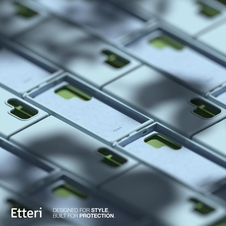 Actual product image Etteri Silicone Mag case for Samsung Galaxy S25 Ultra light blue (Samsung Galaxy S25 Ultra)