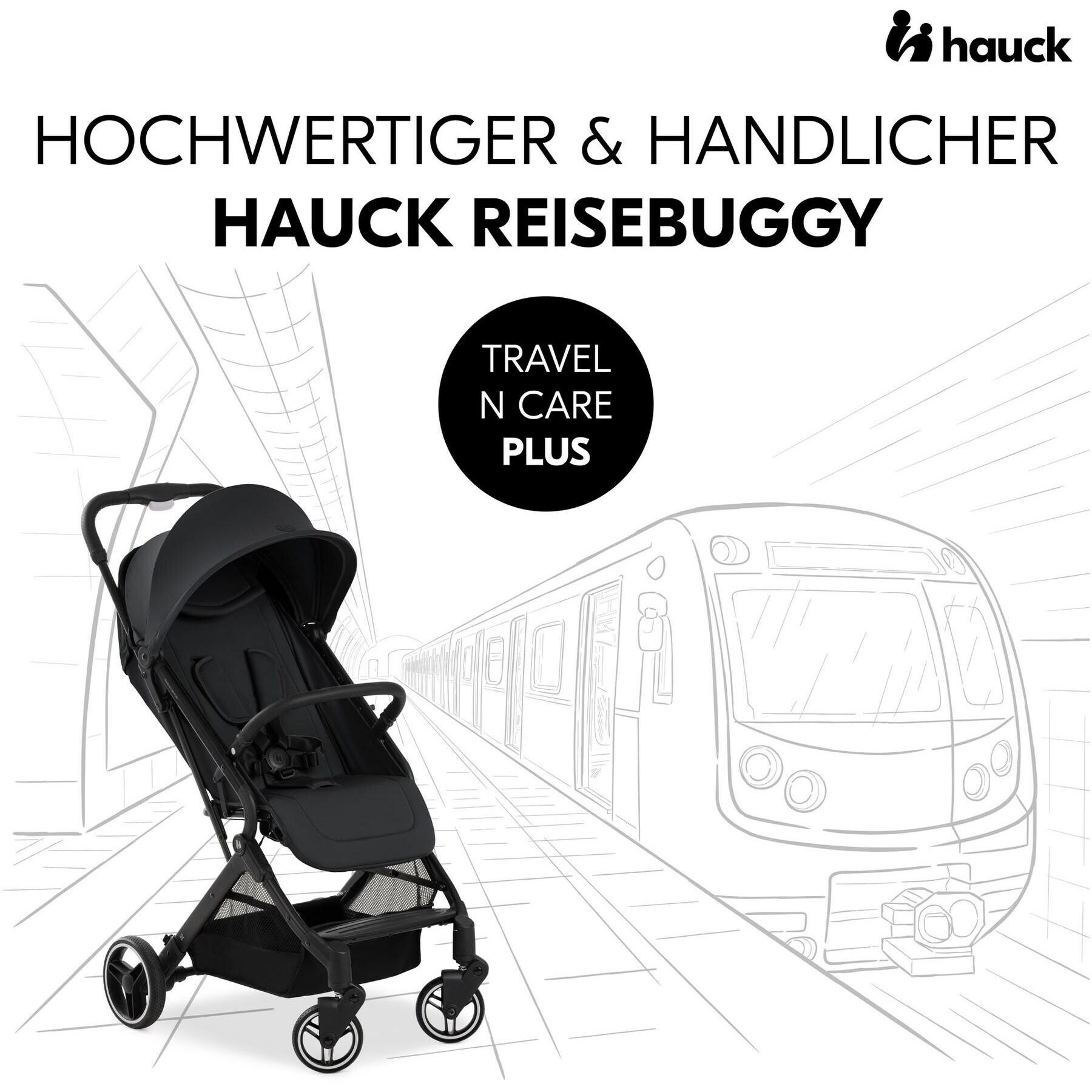 Thumbnail - Hauck, Kinderwagen, Travel N Care Plus Black