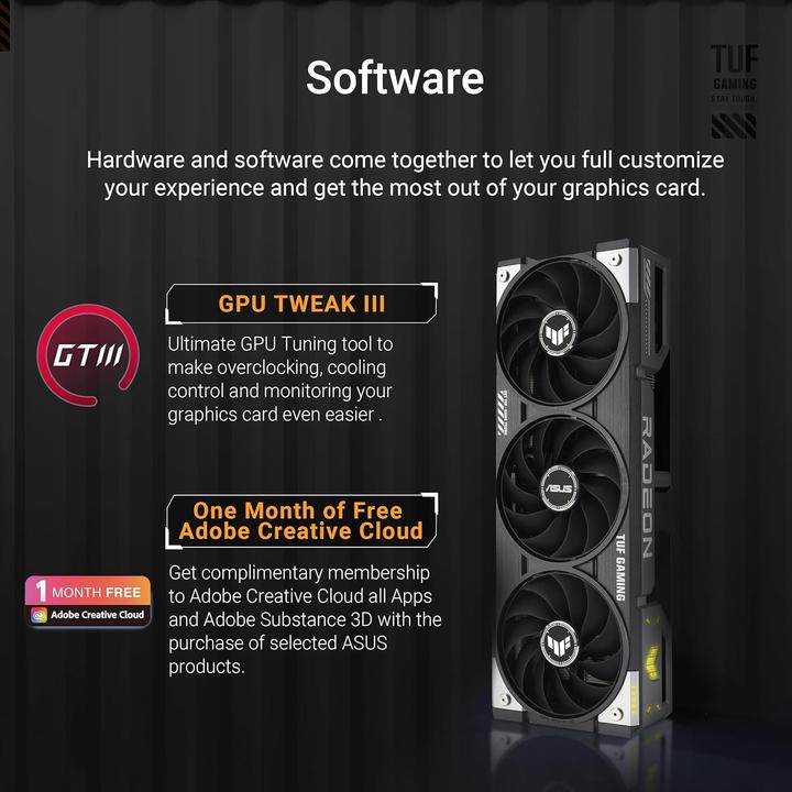 Produktbild ASUS TUF Gaming Radeon RX 9060 XT OC (16 GB)