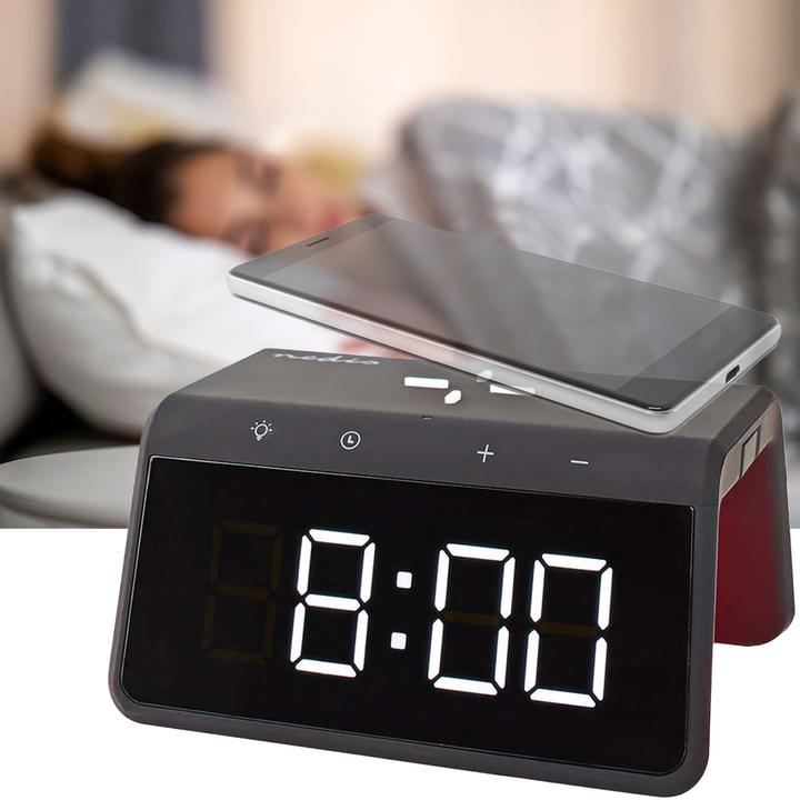 Actual product image Nedis Alarm clock -Wireless charger