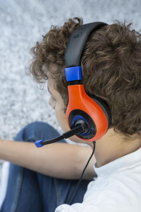 Produktbild Bigben Cuffie Stereo Gaming V1 Bicolor Mario Blu/Rosso Switch (Kabelgebunden)