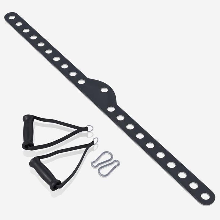 Image du produit Gorilla Sports Barre Multihook avec 2 poignées individuelles