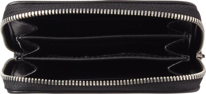 Actual product image Calvin Klein CKJ Sculpted Med Zip Around Tag Wallet Black
