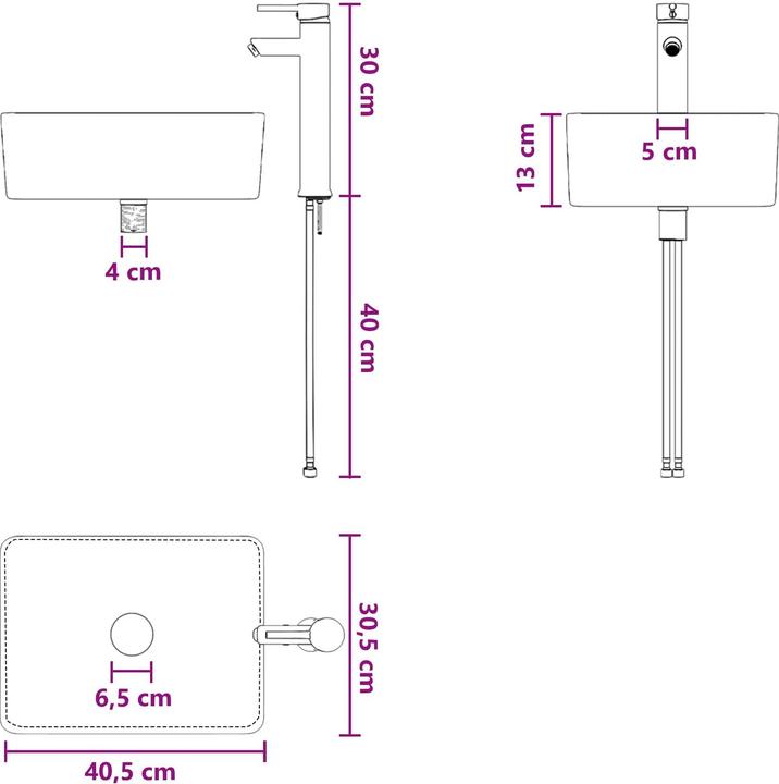 Produktbild vidaXL Badezimmer Set