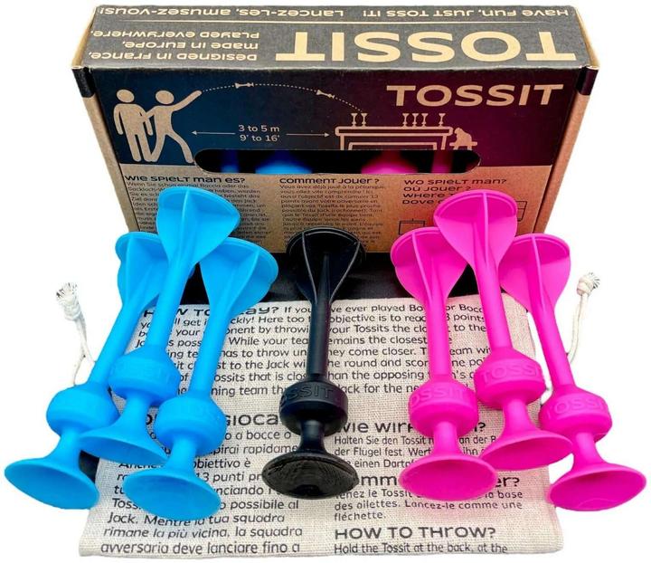 Actual product image Tossit Suction cup darts (French, German, Multilingual, 2 Players)