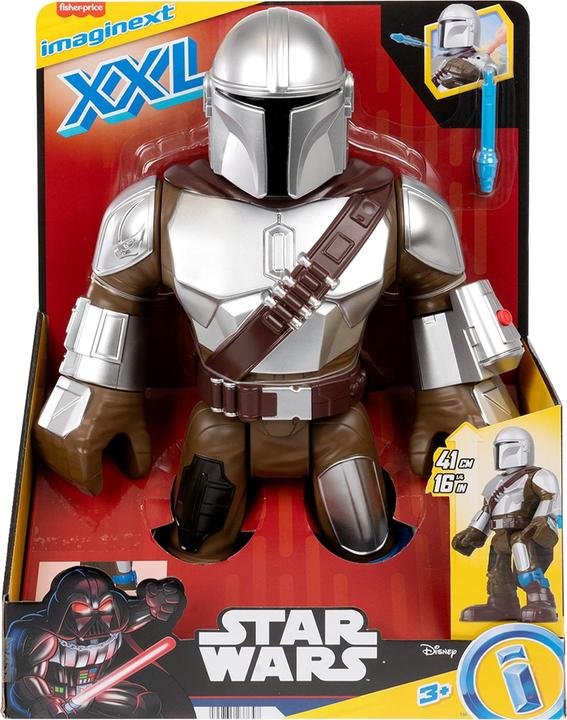 Actual product image Fisher-Price Imaginext STAR WARS XXL The Mandalorian