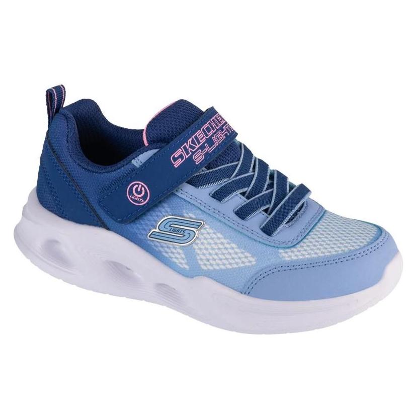 Skechers, Damen, Sneakers, S-Lights, Sola Glow-Ombre Deluxe, Blau, (32)