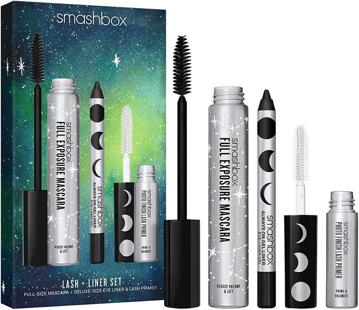 Produktbild Smashbox Cosmic Celebration Wimpern und Liner Set (Black, Brewed, Fishnet)