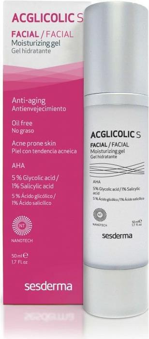 Actual product image Sesderma Acglicolic S - Moisturising Gel (50 ml, Face gel)