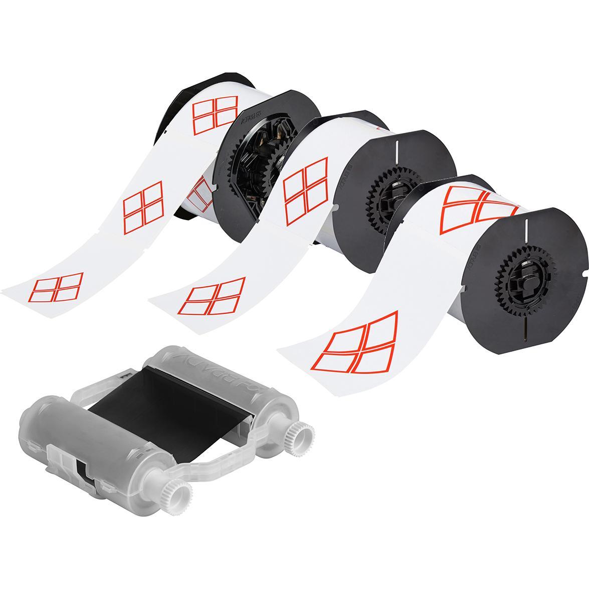 Brady, Rotolo di etichette, B30-CLP-KIT, set con etichette chimiche GHS/CLP prestampate per la stampante BBP3x (1 set = 4