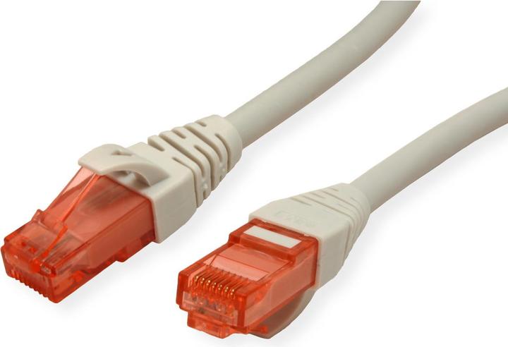 Actual product image Secomp ROLINE Patch Cable UTP, RJ45-RJ45 grey, Component Level, LSOH (UTP, CAT6, 15 m)