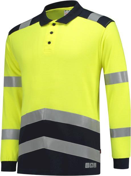 Tricorp 203003FluoryellowInk4XL Poloshirt Multinorm Bicolor