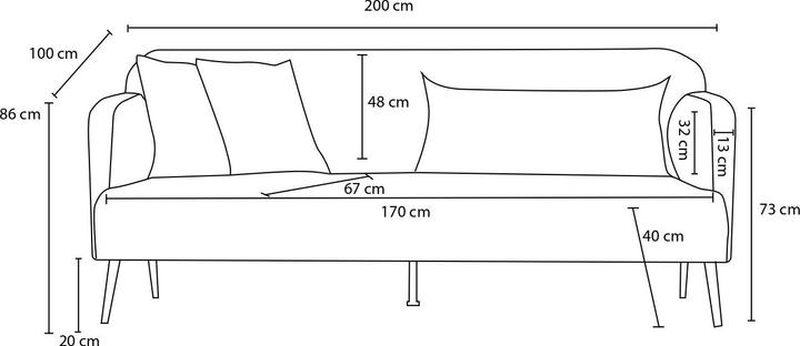 Immagine prodotto Atelier del Sofa Revos (3 posti)