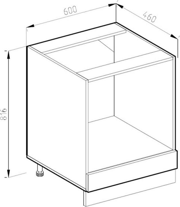 Immagine prodotto Vicco Herdumbauschrank R-Line (60 x 60 x 81.60 cm)