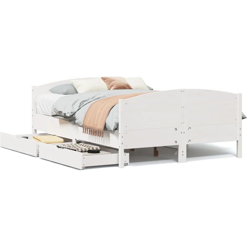 VidaXL, Bett, Bett ohne Matratze (120 x 190 cm)
