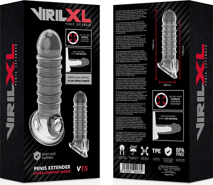 Produktbild Virilxl Extension Y Funda De Pene V15 Transparente