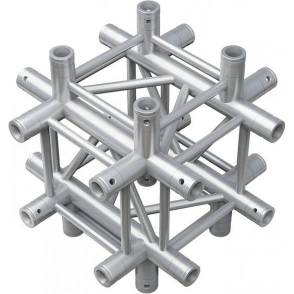 Milos Systems Pro-30 Square G Truss - Cross up/down 6-way - 50 cm, Montage Lichttechnik
