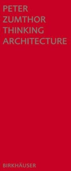 Produktbild Thinking Architecture (Englisch, Peter Zumthor, 2010)