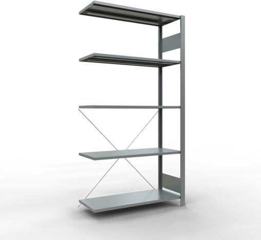 Actual product image Schulte Lagertechnik MULTIplus85 boltless bay system with cross brace