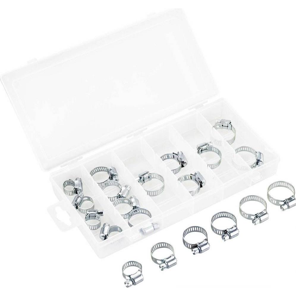 Thumbnail - Basetech, Möbelausstattung, 20-teiliges Schlauchschellenset (20 Stk.)