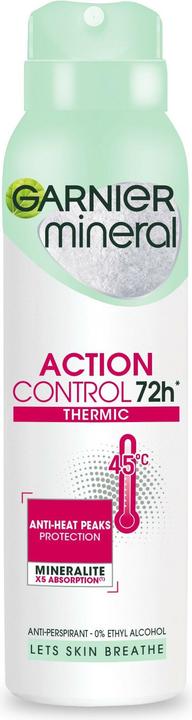 Image du produit Garnier Action Control 72H Thermic Femme Déodorant Spray 150Ml (Spray, 150 ml)
