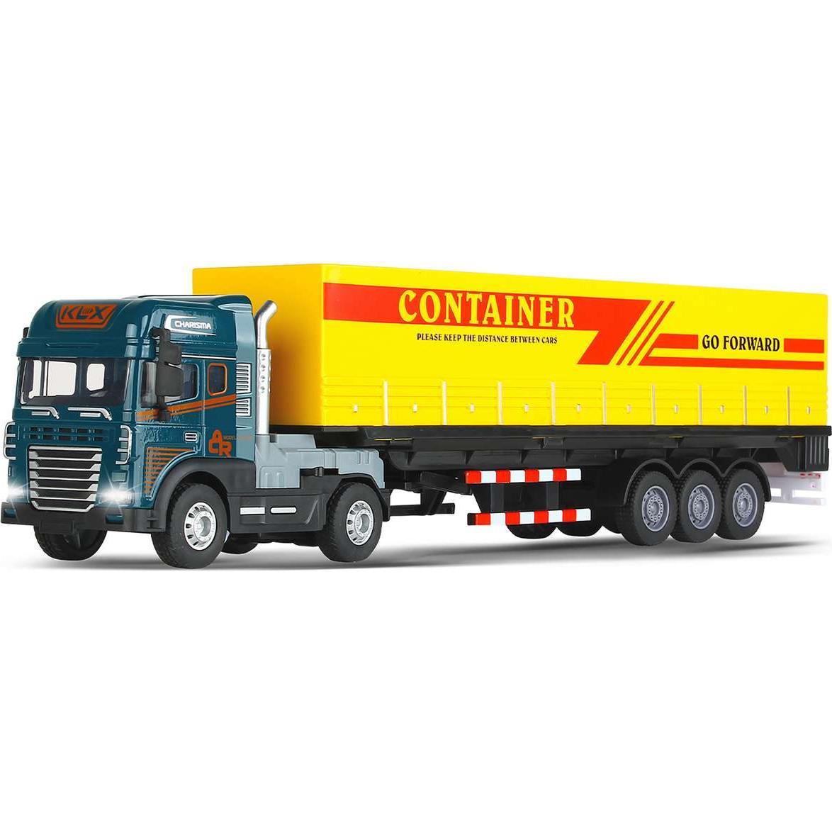 Toymax Die-cast truck with cargo trailer w/light & sound
