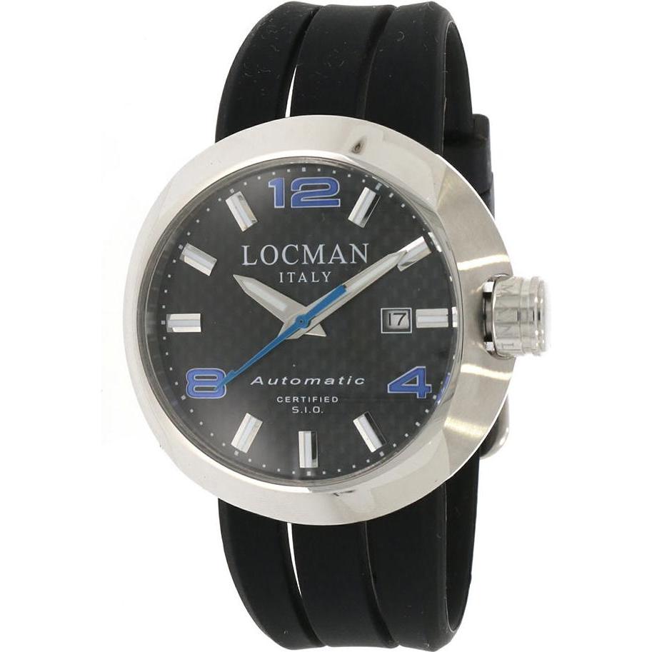 Locman, Armbanduhr, Italy Herrenuhr Change Automatik Ref. 0425, Schwarz, (Analoguhr, 46 mm)