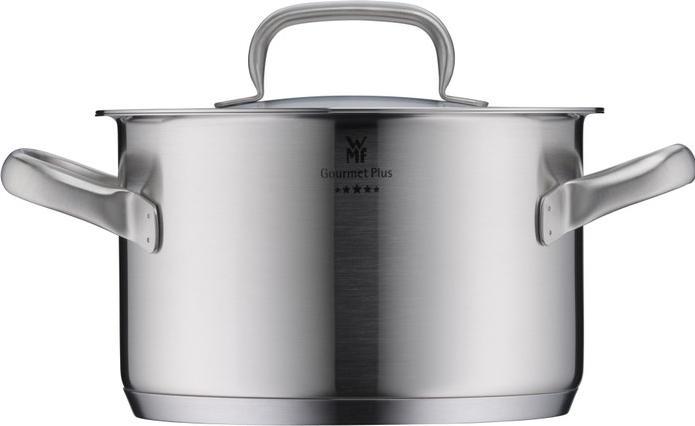 Produktbild WMF Topfdeckel 16cm Metalldeckel Gourmet Plus Edelstahl spülmaschinengeeignet (16 cm, Metall)