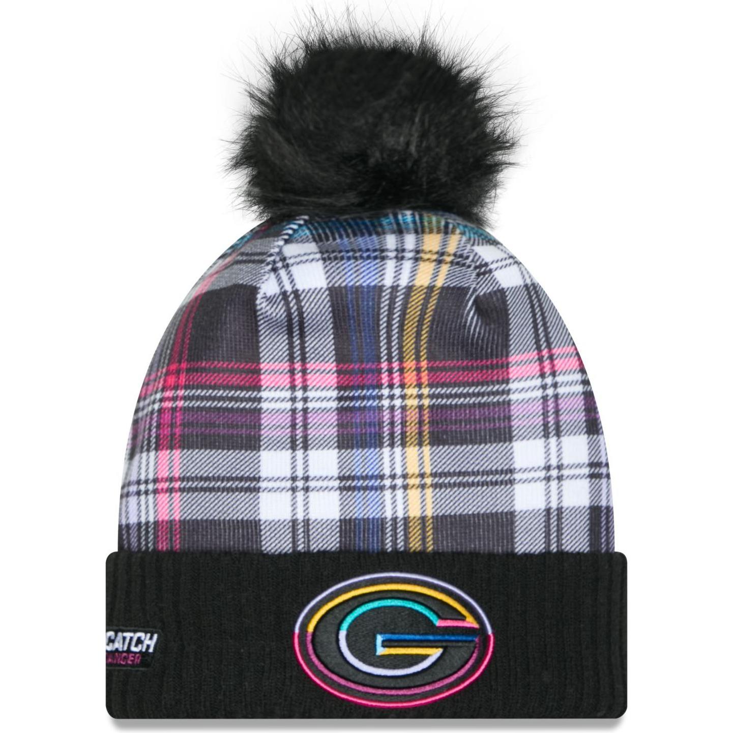 New Era, Damen, Cap, Damen Winter Mütze Crucial Catch Green Bay Packers, Mehrfarbig