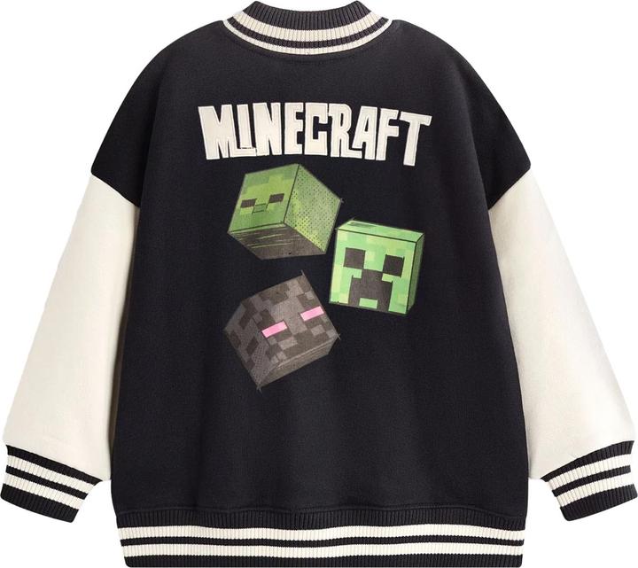 Actual product image Minecraft Boys Creeper Varsity Jacket (146, 152)