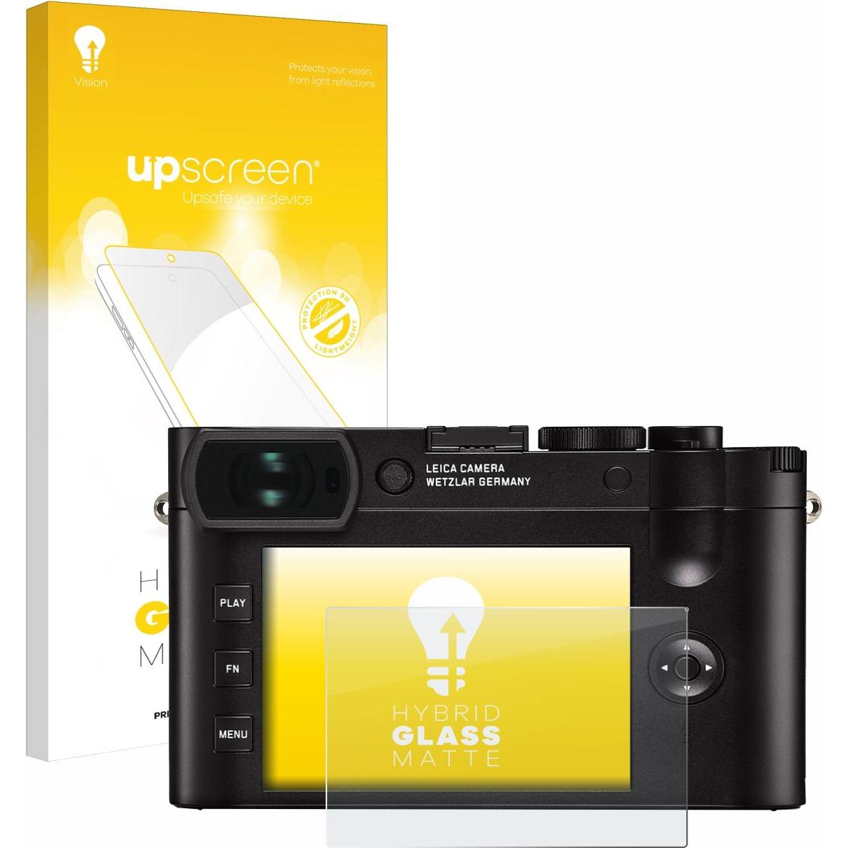 upscreen Reflection Shield Panzerglasfolie Matt (Displayschutz, Q2), Kameraschutz