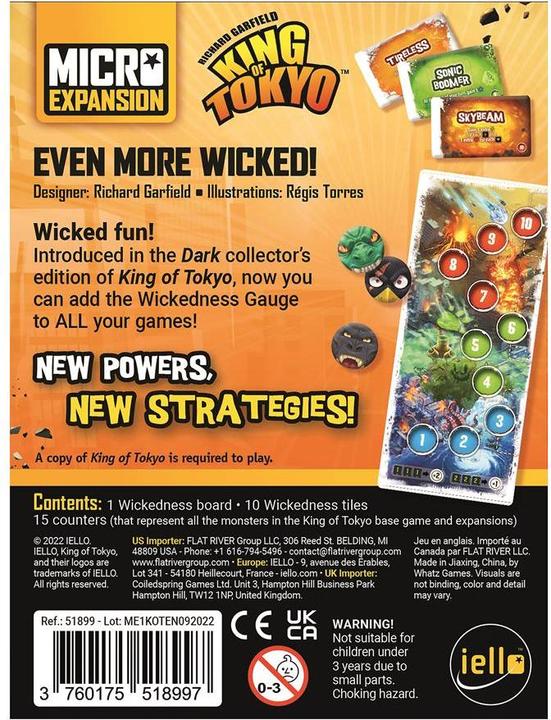 Image du produit King of Tokyo Micro Expansion e (Anglais)