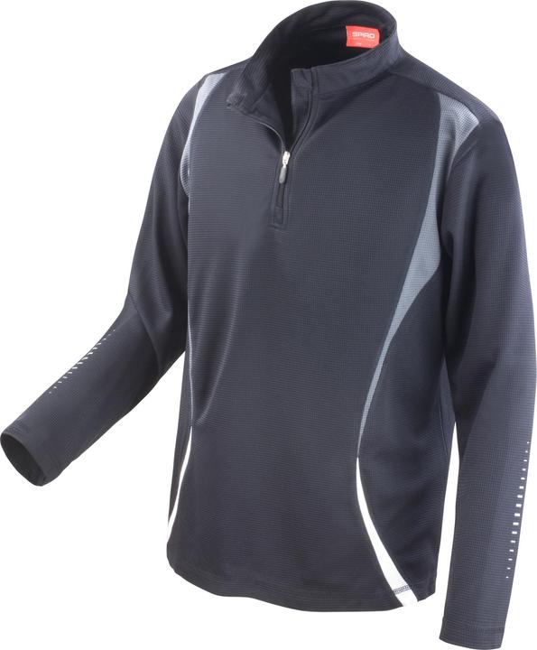 Actual product image Spiro Training Top Sports Top Trial Zipper To Chest (XXL)