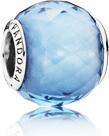 Pandora Charms/Beads Himmelblaue Petite Facetten (Silber)