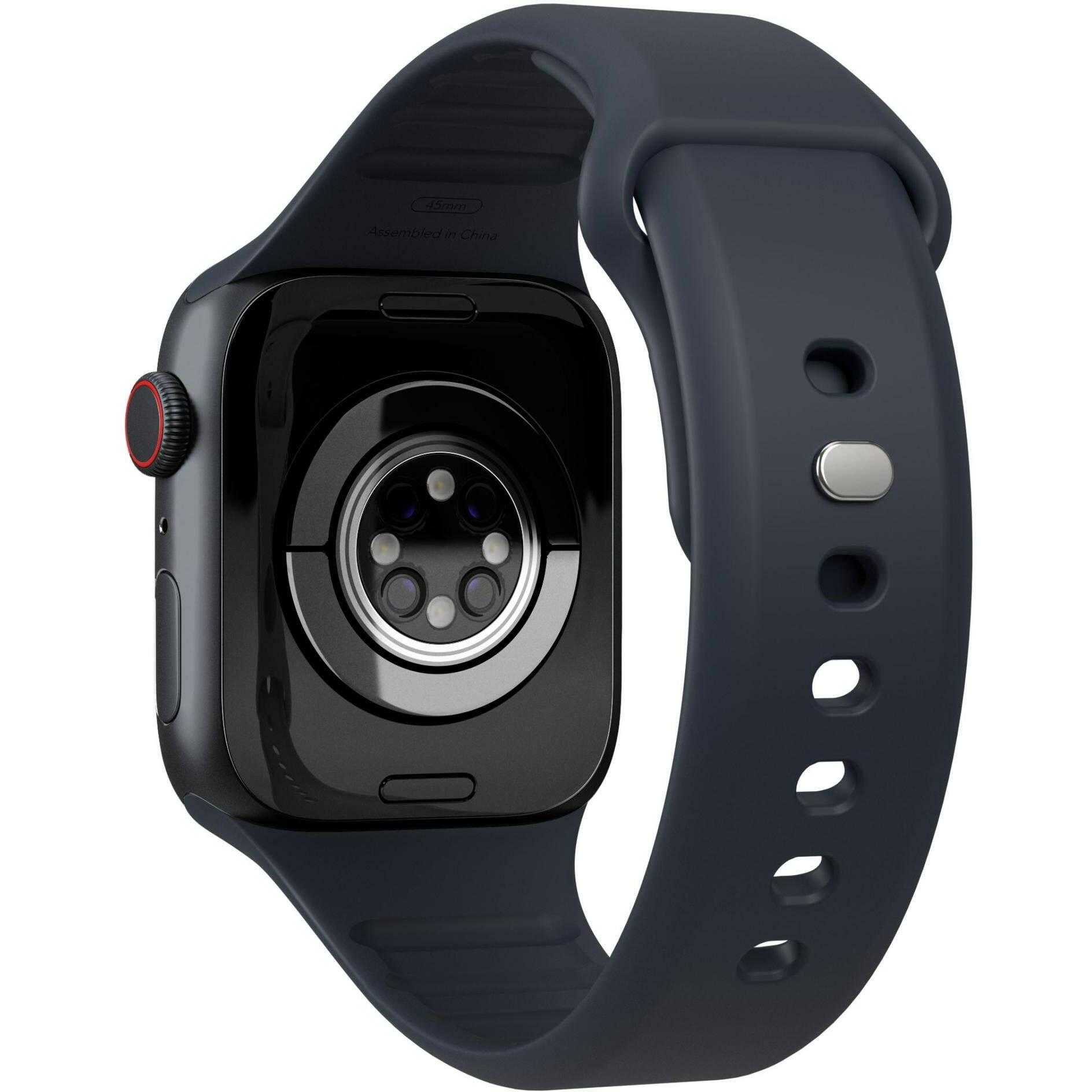 Thumbnail - Vonmählen Classic 2 Silikonarmband für Apple Watch 42 44 45 49 mm (49 mm, 100% Silikon), Uhrenarmband, Blau