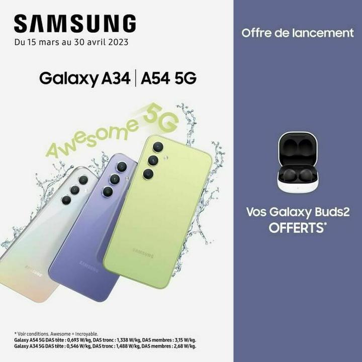 Produktbild Samsung Galaxy A34 5G (128 GB, Awesome Silver, 6.60", Dual SIM, 5G)