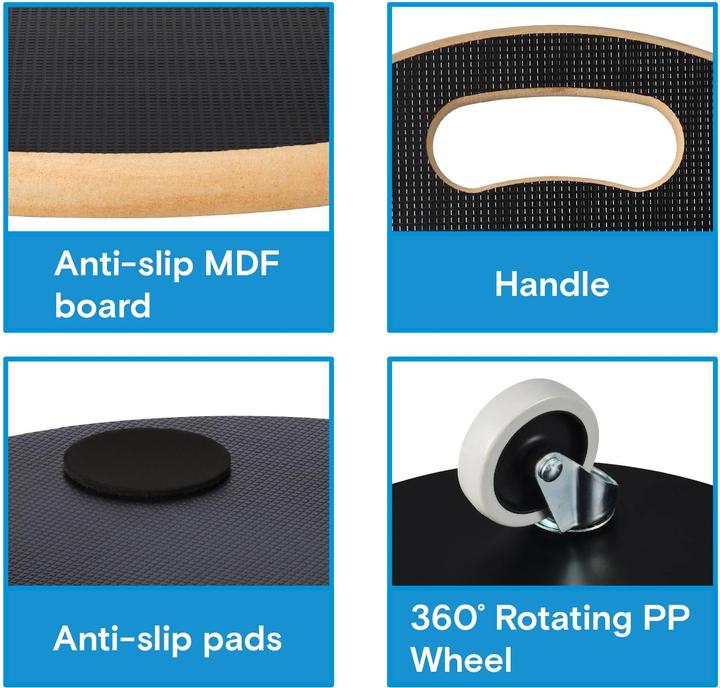 Actual product image Toolcraft TO-8997048 Transport trolley Load capacity (max.): 200 kg 380 mm x 380 mm (200 kg)