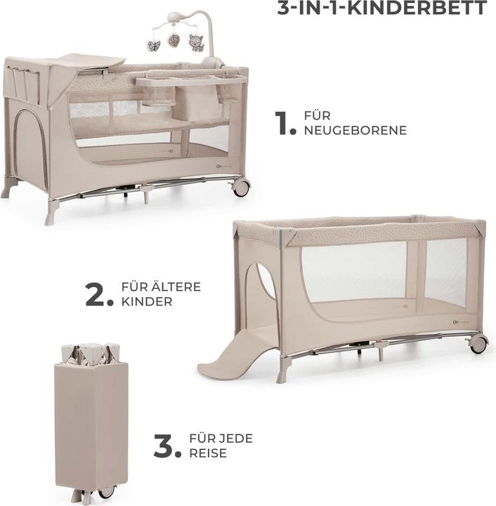 Actual product image KinderKraft 3in1 Joy 2 + accessories (60 x 120 cm)