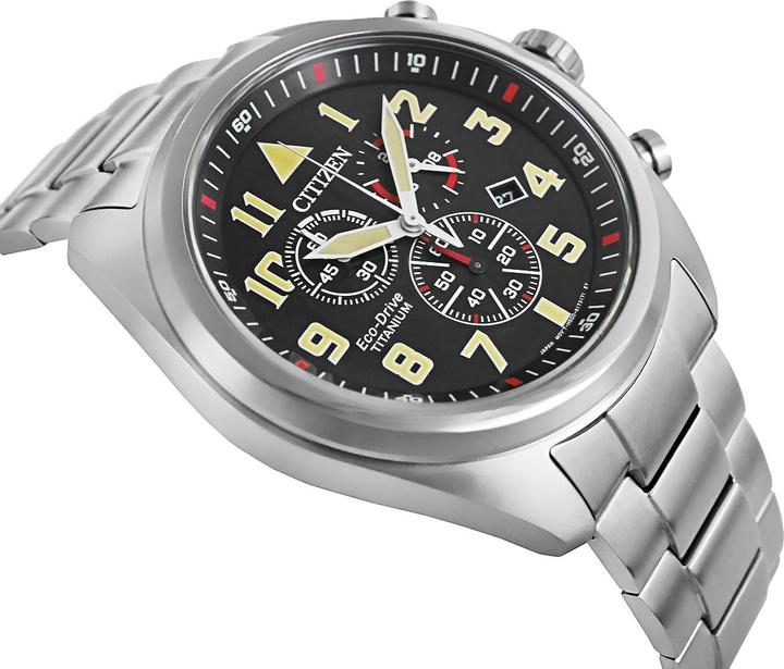 Produktbild Citizen AT2480-81E Eco-Drive Super-Titanium Chronograph 43mm (Chronograph, 42 mm)