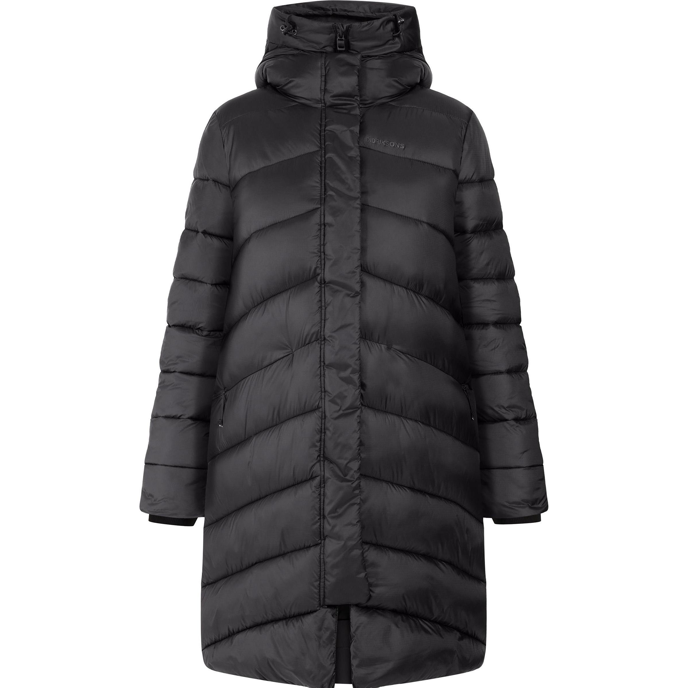 Didriksons, Damen, Jacke, Women's Marion Parka (34), Schwarz, 34