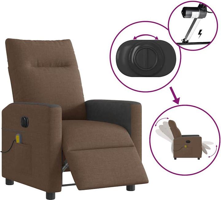 Image du produit vidaXL elektrischer Massagesessel