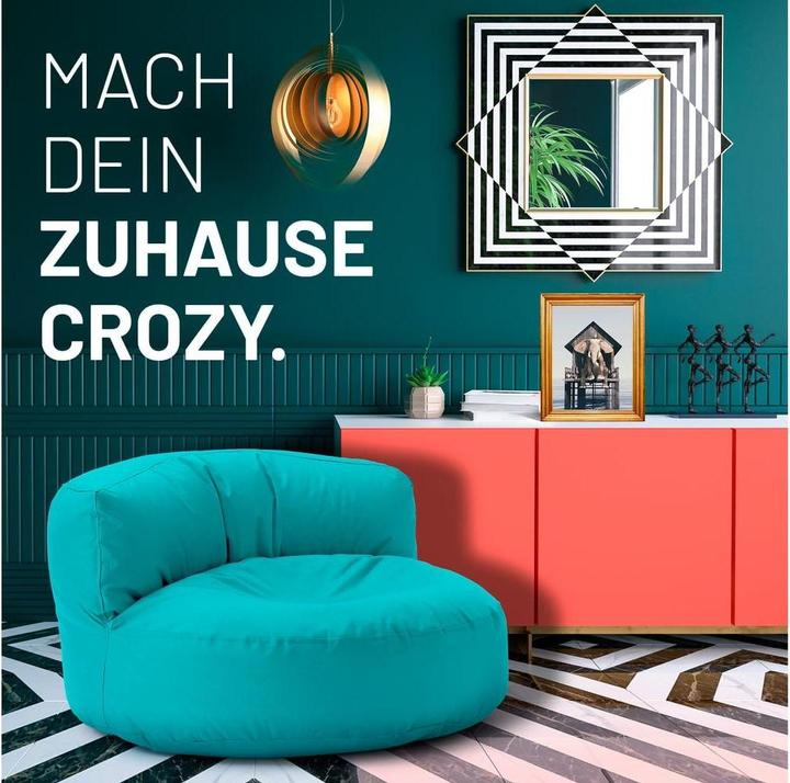 Produktbild Lumaland Sitzsack-Sofa, 320 l Polyester (PES), Blau/Grün
