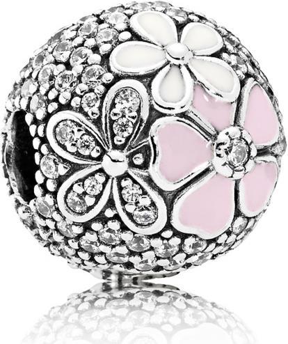 Pandora Charms/Beads Malerische Blüten Clip (Silber)